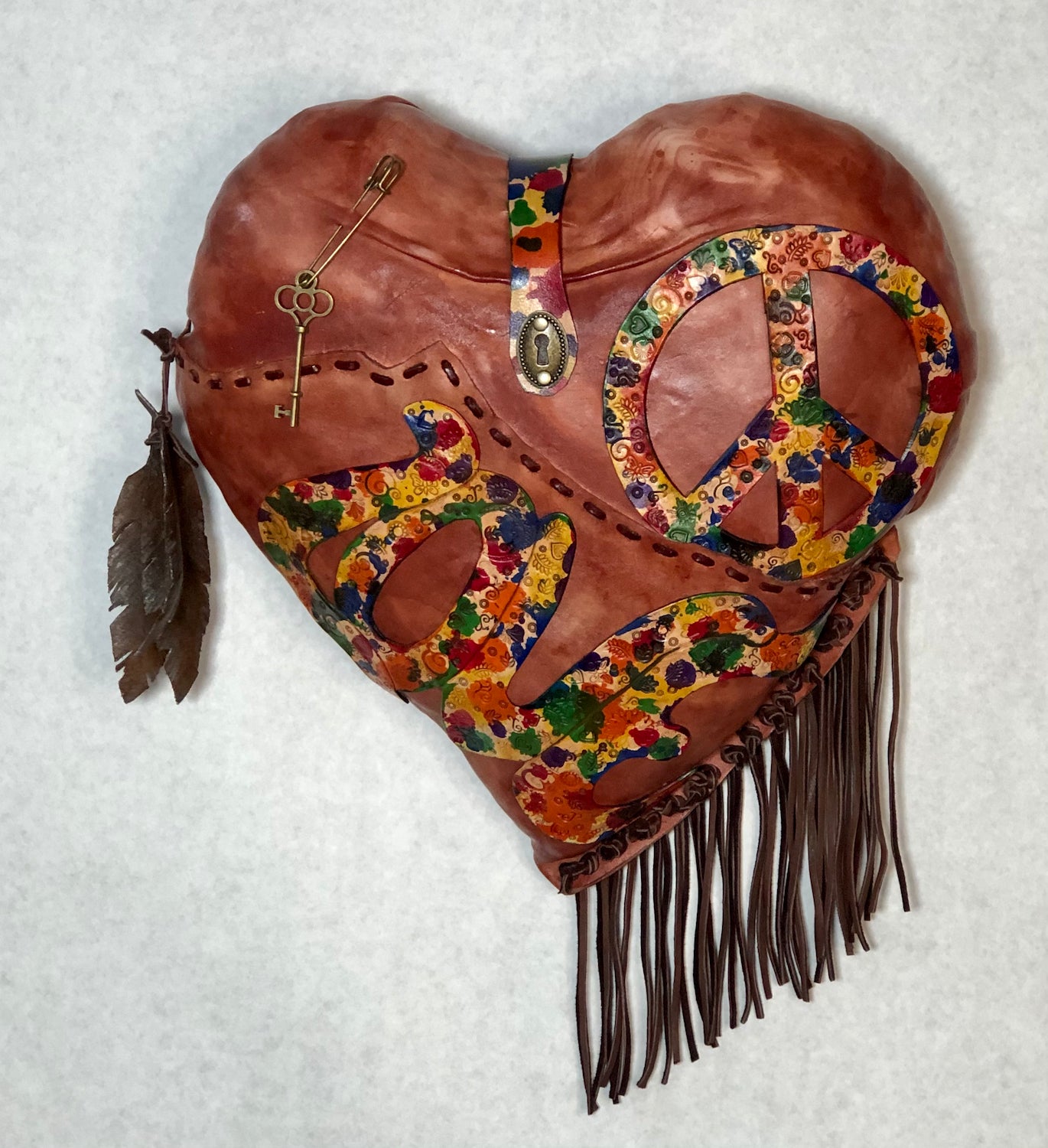 Hippie Heart - Cathy Wiggins Art