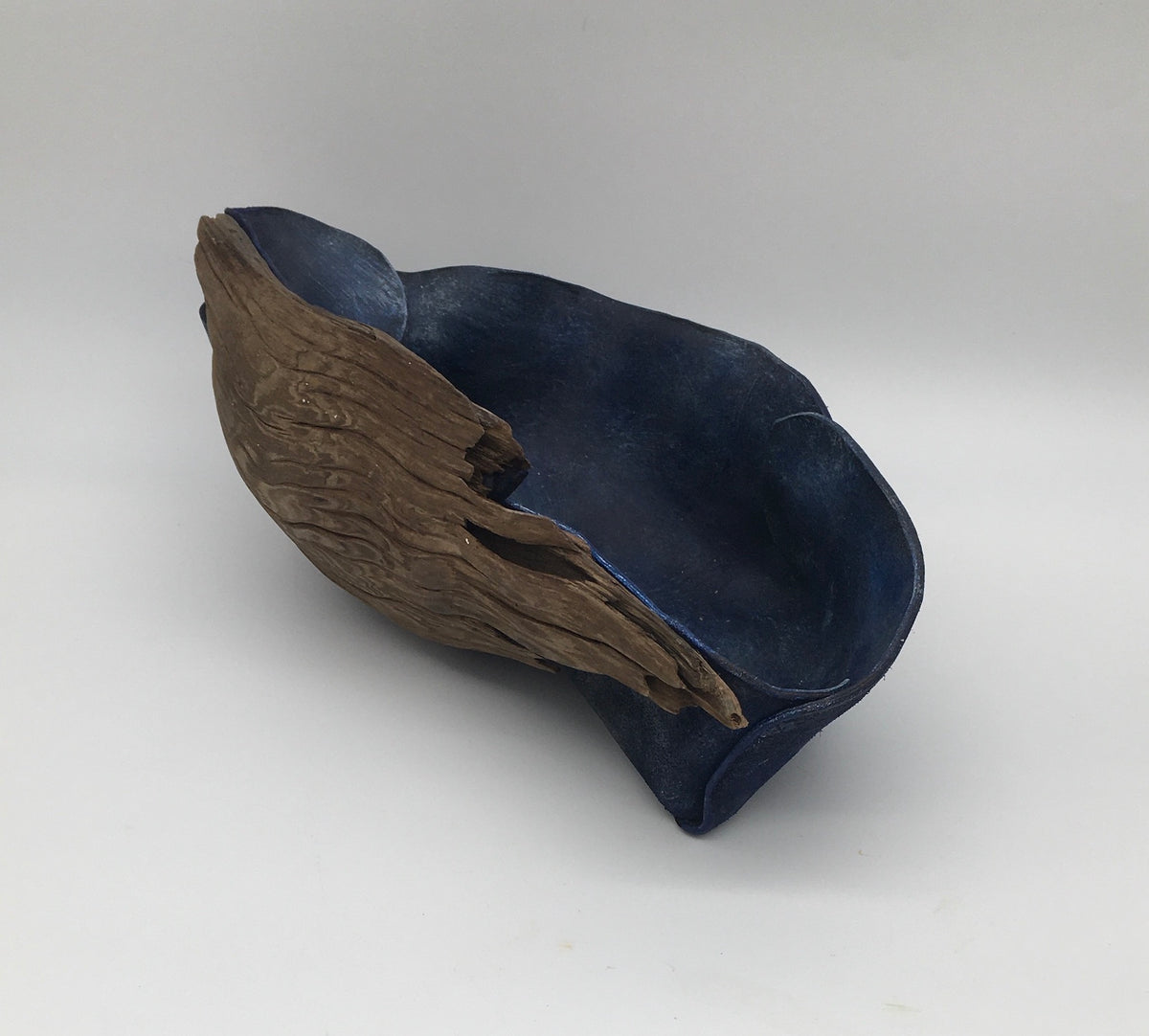 Medium Blue Driftwood Catchall